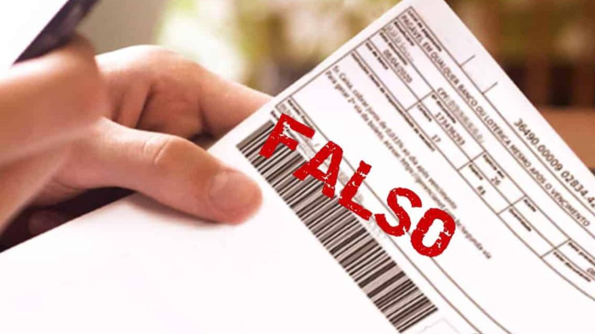boleto falso